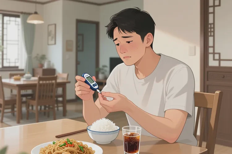 28歲中餐血糖19.3是怎么回事(圖1)