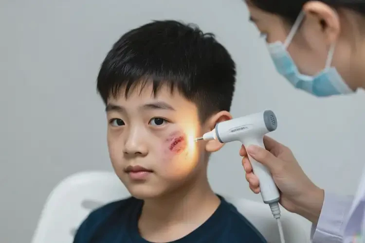 青少年臉上出現(xiàn)濕疹可不可以根治(圖1)