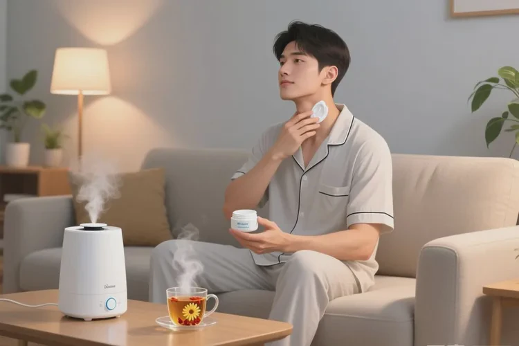 男人脖子有濕疹能靠自己自愈嗎(圖3)