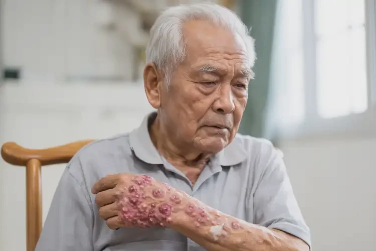 高齡老人手臂上偶爾起濕疹可不可以根治(圖4)