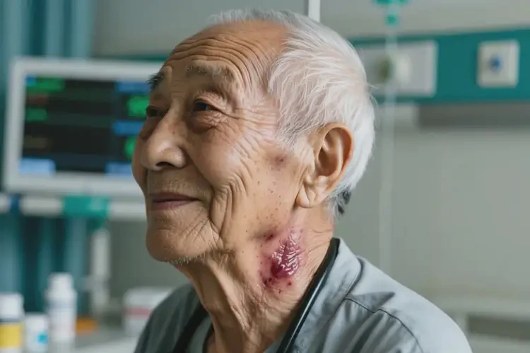 高齡老人脖子出濕疹可不可以根治(圖1)