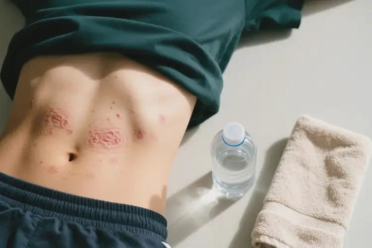 大學(xué)生肚子上長濕疹可不可以根治(圖2)