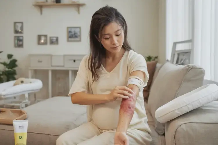 哺乳期媽媽四肢出濕疹可不可以根治(圖1)