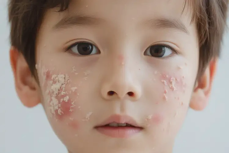 小儿脸上容易起湿疹能彻底自愈吗(图4)