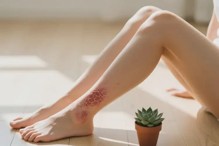 女生大腿上起濕疹可以治好嗎(圖2)