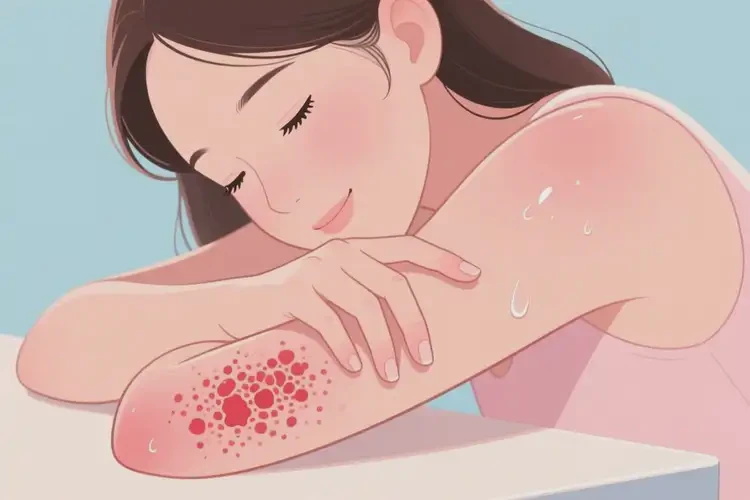 女人手臂有濕疹可不可以根治(圖3)