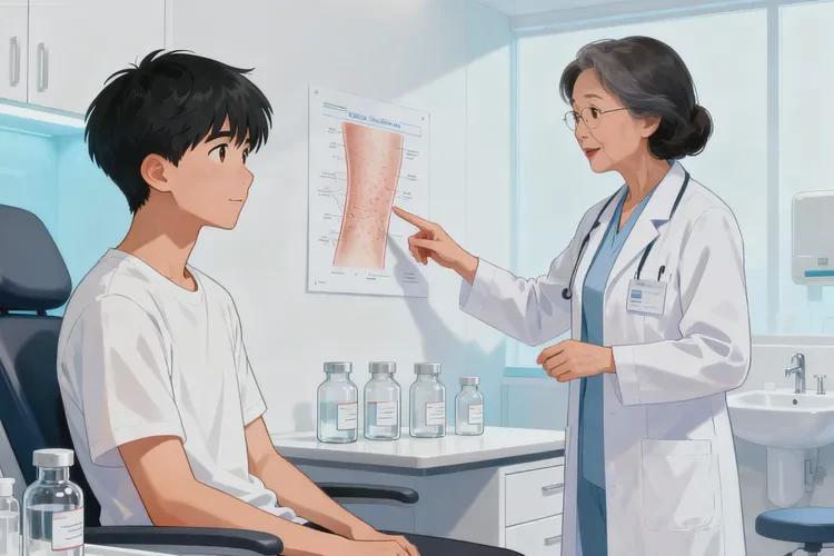 大學生面部經(jīng)常起濕疹能靠自己自愈嗎(圖4)