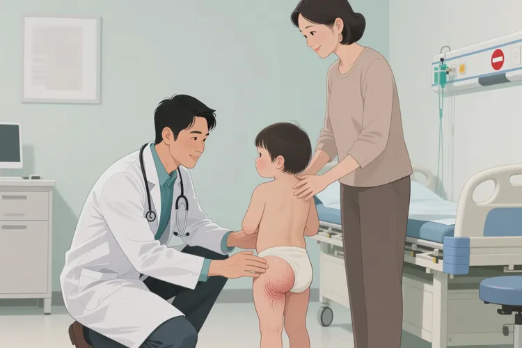 兒童屁股上容易長濕疹可以治愈嗎(圖4)