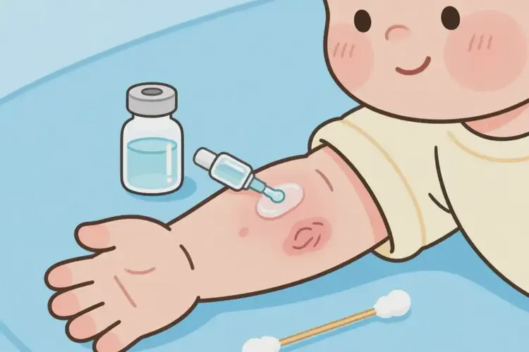 嬰幼兒手臂上容易起濕疹可以治好嗎(圖1)