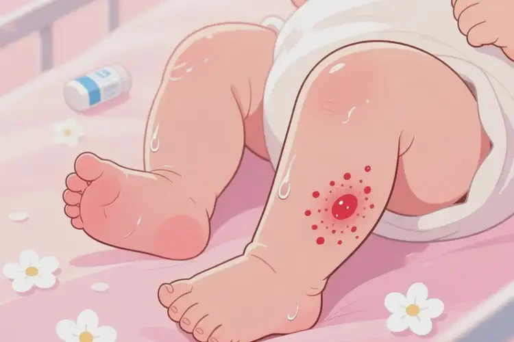 新生兒小腿有濕疹可以治好嗎(圖2)