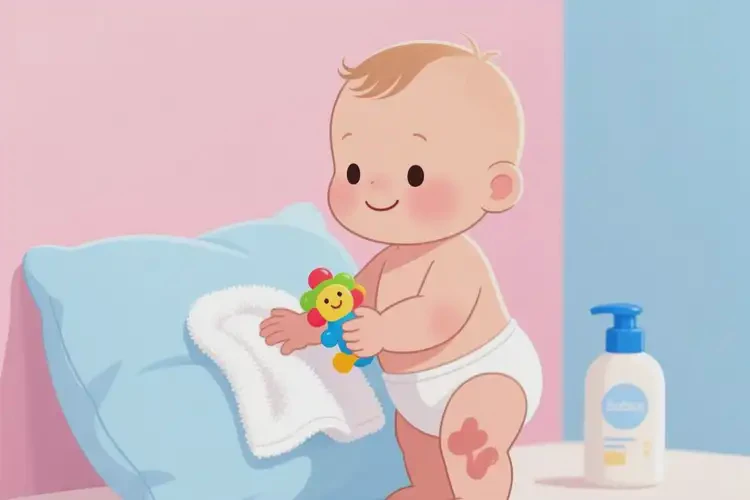 嬰幼兒小腿上長濕疹可以治好嗎(圖2)