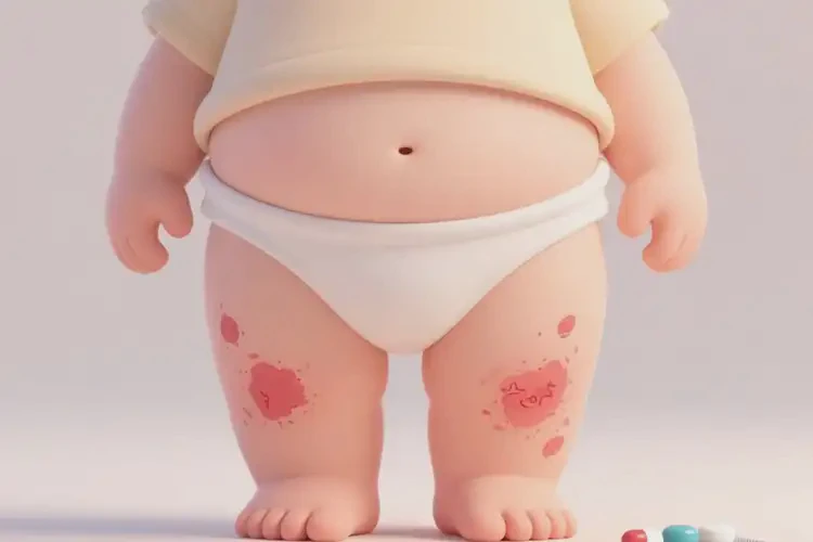 少兒屁股偶爾起濕疹可以治好嗎(圖2)