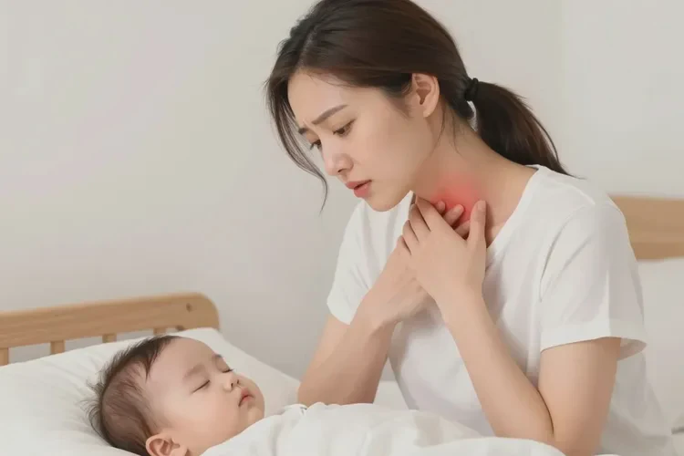 哺乳期媽媽脖子上出濕疹能靠自己自愈嗎(圖1)