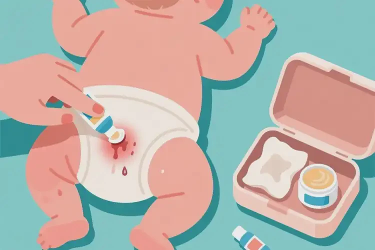 新生兒肛周偶爾長濕疹可以治好嗎(圖1)