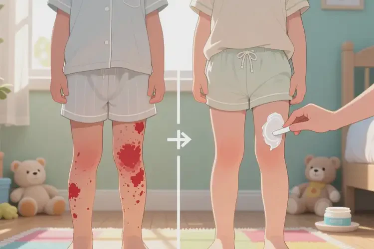 孩子大腿容易起濕疹可以治好嗎(圖2)