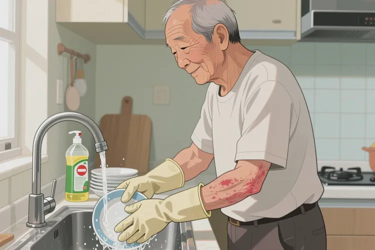 老年人手臂有濕疹可以治愈嗎(圖2)