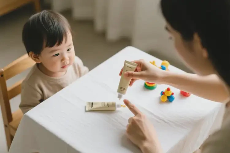 孩子肚子上起濕疹可以治好嗎(圖1)