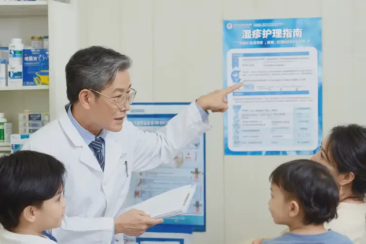 儿童全身长湿疹可以治好吗(图1)