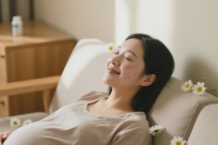 產(chǎn)婦臉上長(zhǎng)濕疹可以治好嗎(圖3)