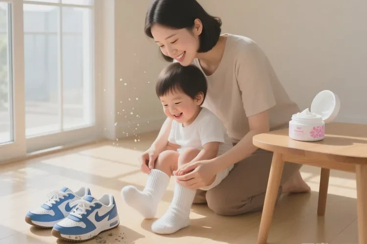 儿童脚上偶尔长湿疹可以治愈吗(图2)