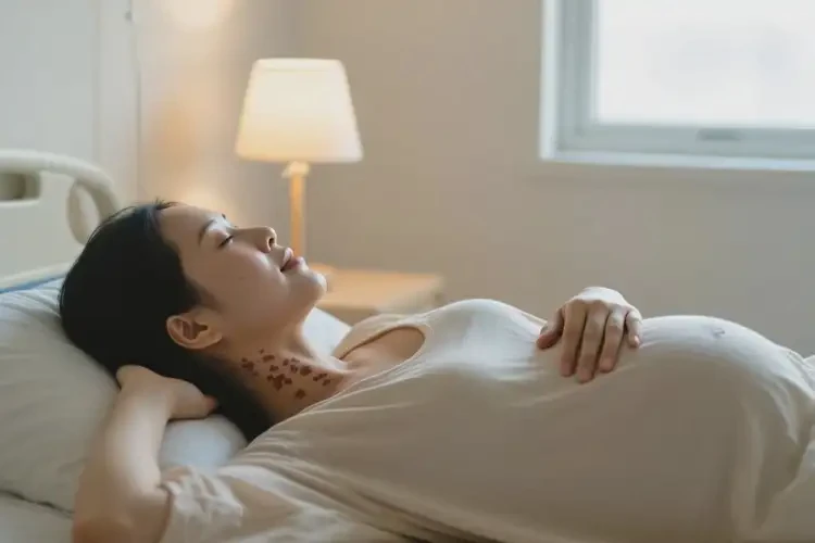 產(chǎn)婦脖子上偶爾長濕疹可以治好嗎(圖2)