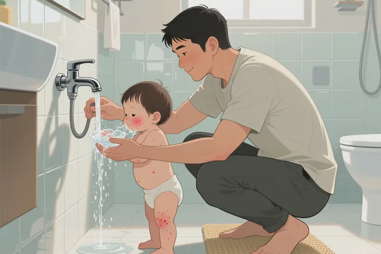 兒童面部長(zhǎng)濕疹可以治愈嗎(圖2)