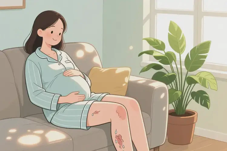 孕婦大腿有濕疹可以治好嗎(圖2)