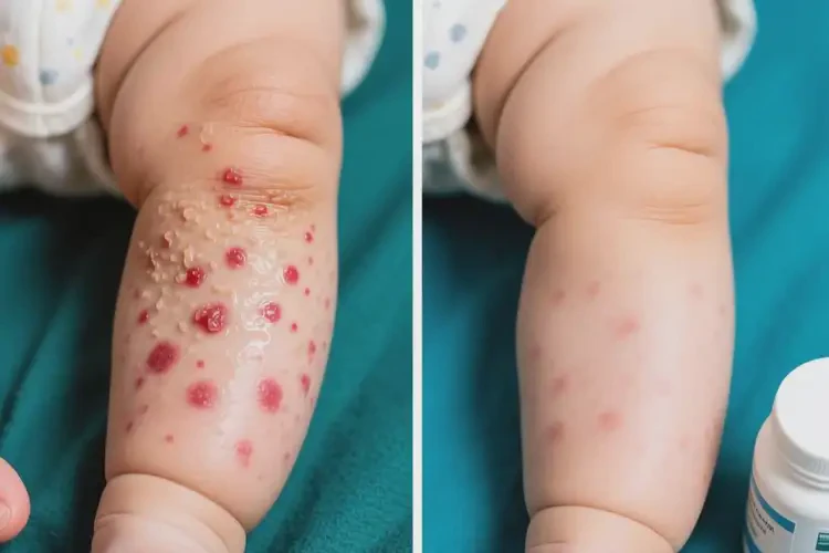 嬰幼兒小腿起濕疹可以治好嗎(圖3)