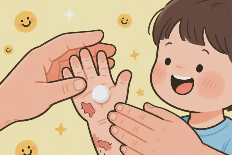 少兒手上出濕疹可以治好嗎(圖1)