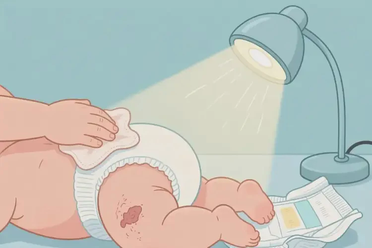 新生兒屁股上經(jīng)常長濕疹可以治好嗎(圖2)