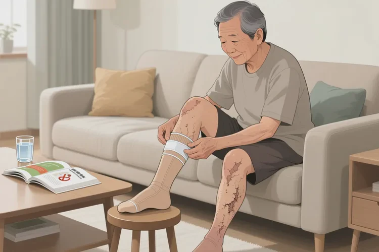 老年人小腿上經(jīng)常起濕疹可以治愈嗎(圖2)