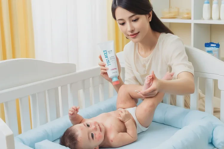 嬰兒全身容易起濕疹可以治愈嗎(圖1)