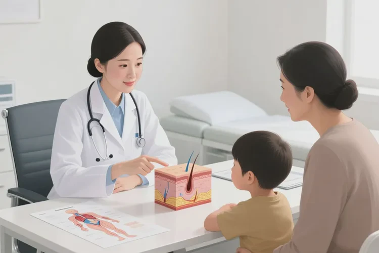 兒童四肢偶爾起濕疹可以治愈嗎(圖3)