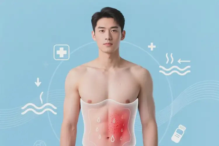 男人肚子上容易長濕疹可不可以根治(圖2)