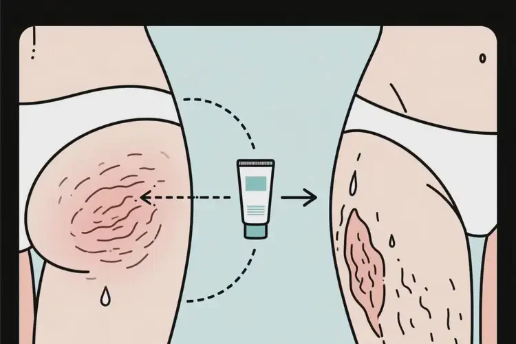 女人屁股上經(jīng)常起濕疹可不可以根治(圖1)