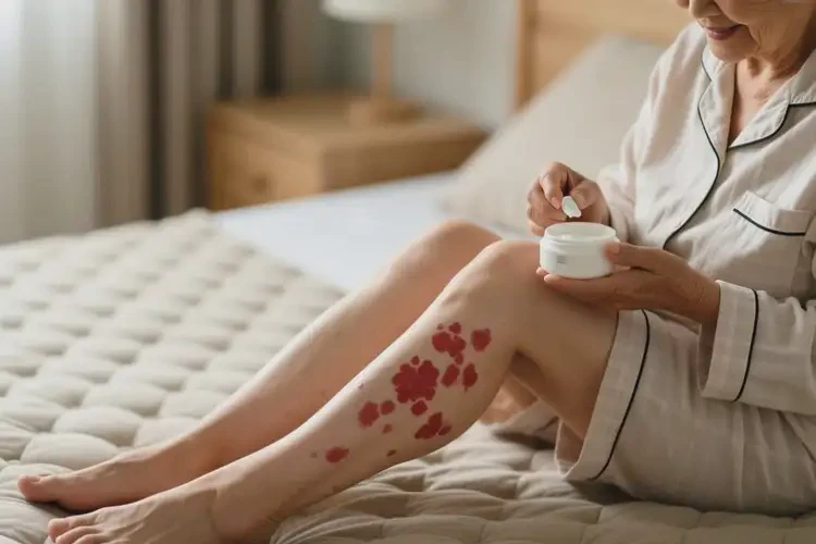 老年人大腿上經(jīng)常起濕疹可以治好嗎(圖1)