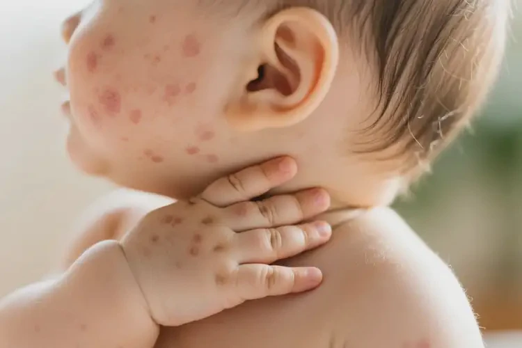 小兒脖子上偶爾長(zhǎng)濕疹可以治好嗎(圖3)