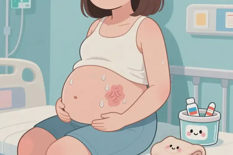 孕婦屁股偶爾起濕疹可以治好嗎(圖2)