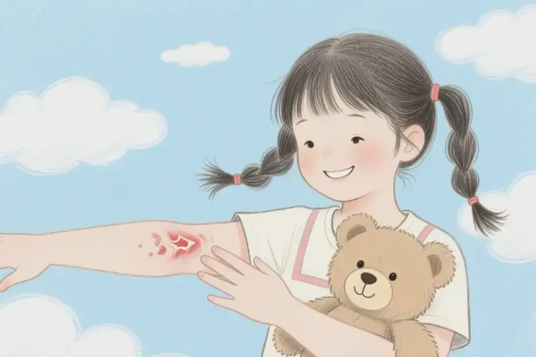 少兒手臂長(zhǎng)濕疹可以治好嗎(圖3)