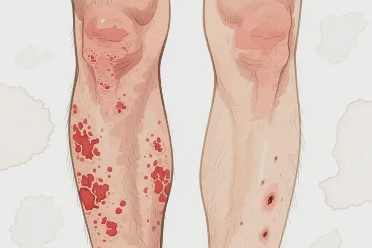 男人小腿偶爾長濕疹可不可以根治(圖2)
