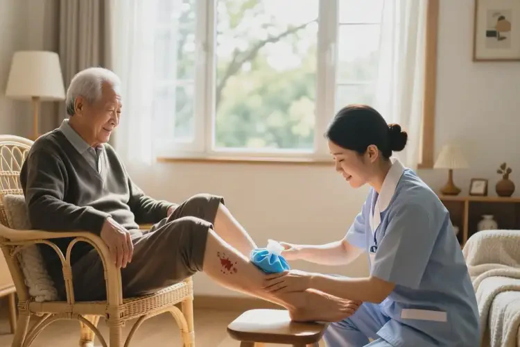 老人大腿上長(zhǎng)濕疹可以治好嗎(圖2)