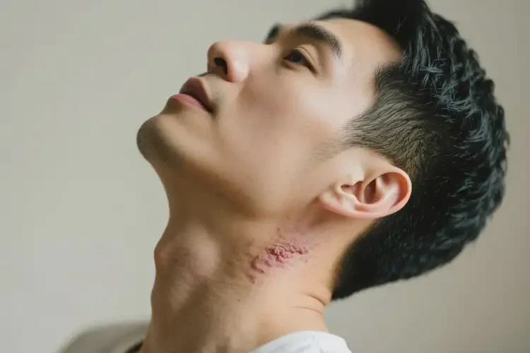 男人脖子有濕疹可不可以根治(圖1)