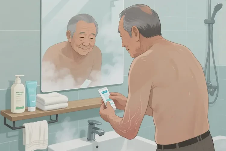 老年人大腿出現(xiàn)濕疹能靠自己自愈嗎(圖2)