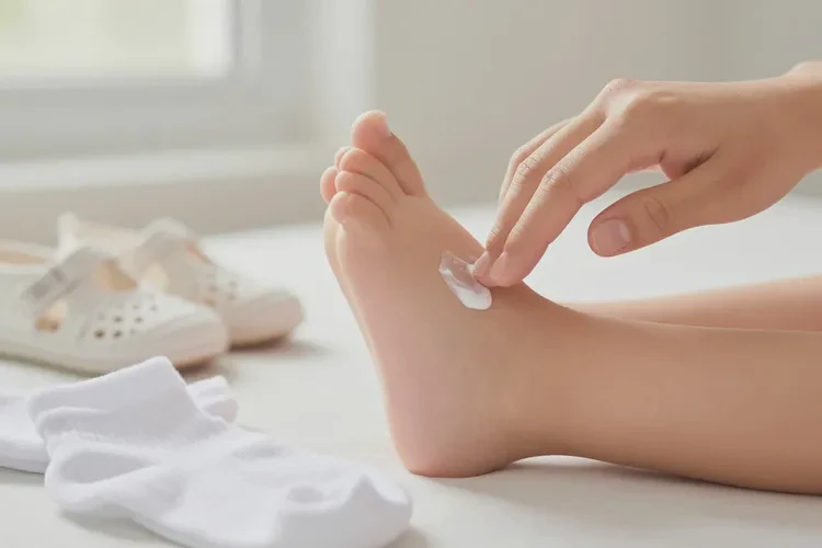 孩子脚上经常起湿疹可以治愈吗(图1)