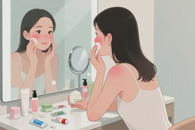 青年人面部起濕疹能靠自己自愈嗎(圖1)