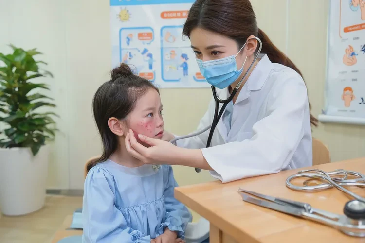 孩子面部有濕疹可以治愈嗎(圖4)