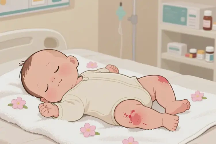 新生兒大腿起濕疹可不可以根治(圖1)