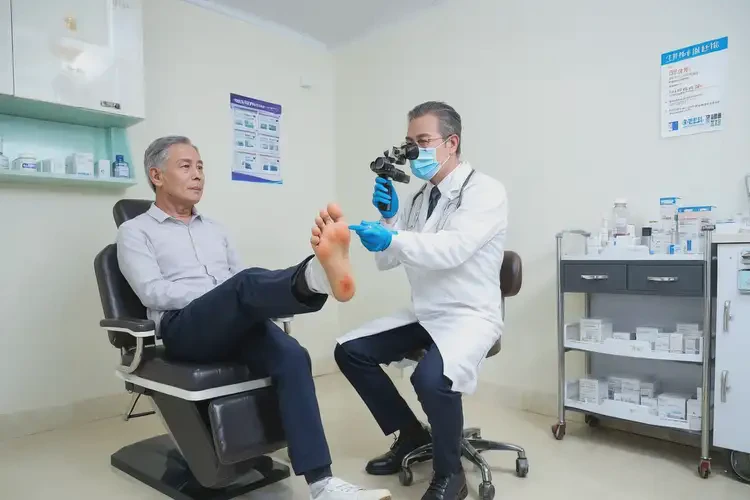 男性腳上經(jīng)常長濕疹可以徹底自愈嗎(圖1)