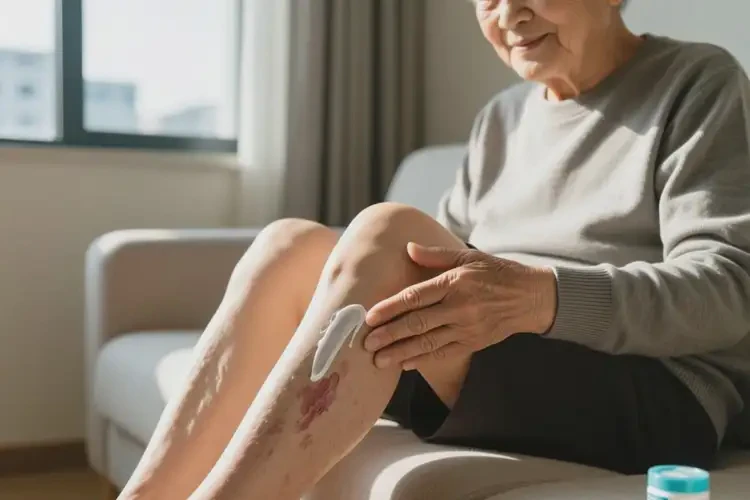 高齡老人大腿上出現(xiàn)濕疹可不可以根治(圖4)