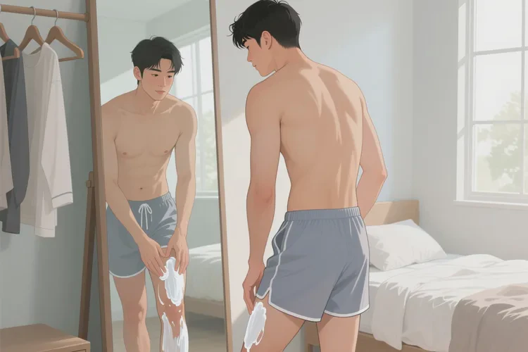 男人小腿容易長濕疹能靠自己自愈嗎(圖1)